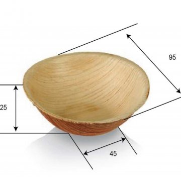 FINGERFOOD PALMA FONDINA TONDA CM Ø9,5 PZ 25
